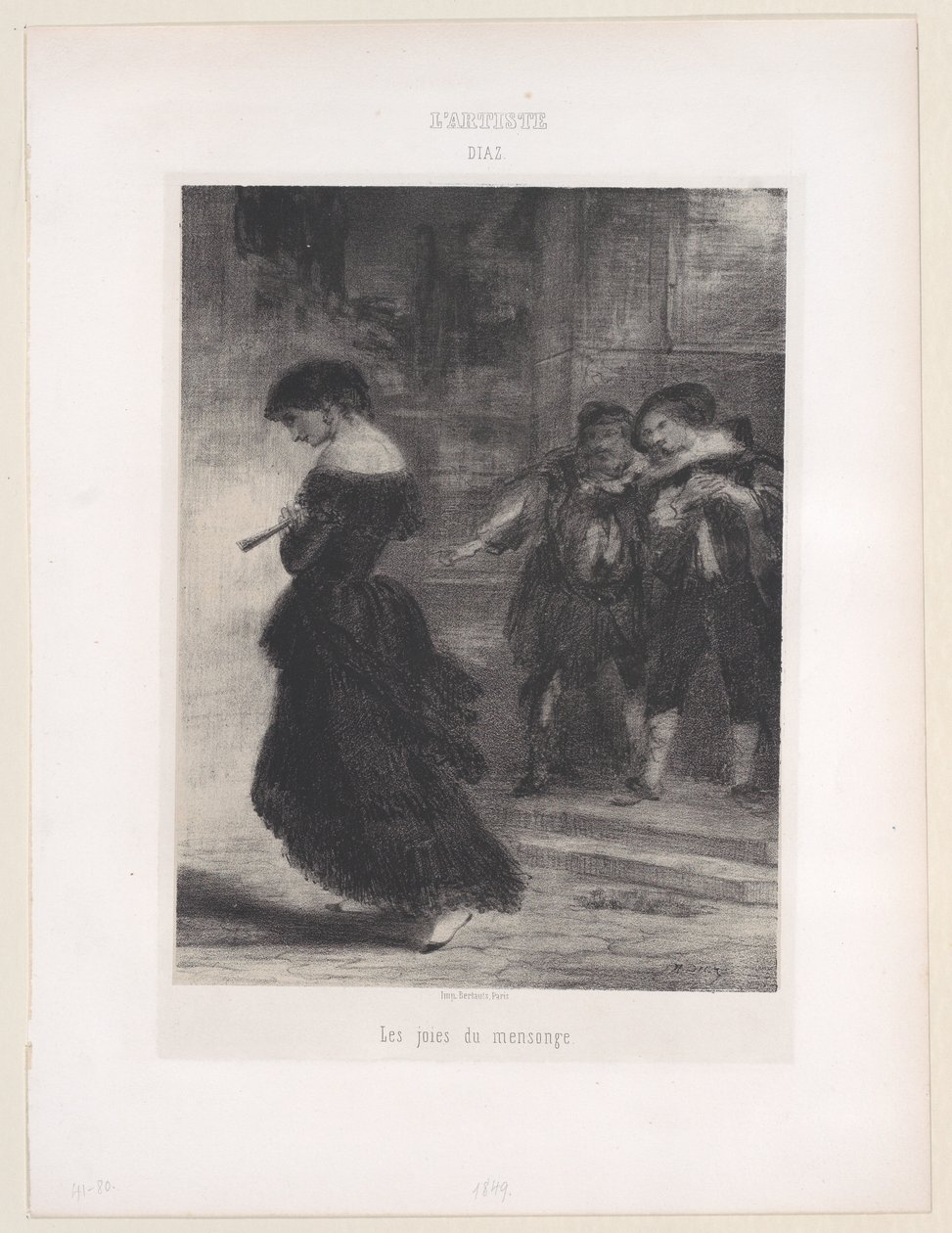 Les joies du mensonge, 1830-76 - Narcisse Virgile Diaz de la Peña