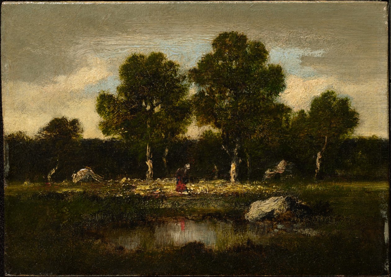 Arbres près de Barbizon - Narcisse Virgile Diaz de la Peña