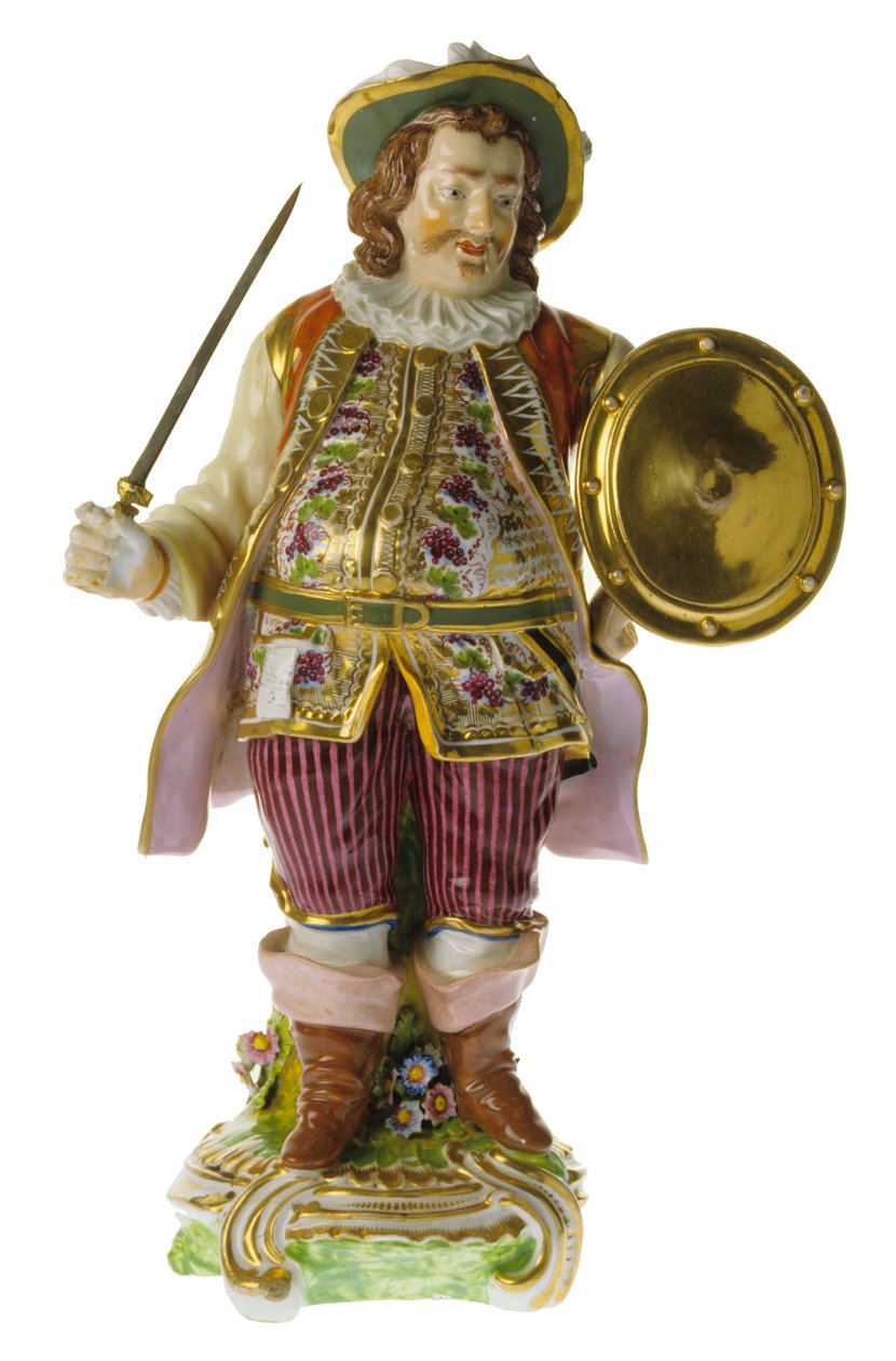 Figure en porcelaine anglaise du XVIIIe siècle de l