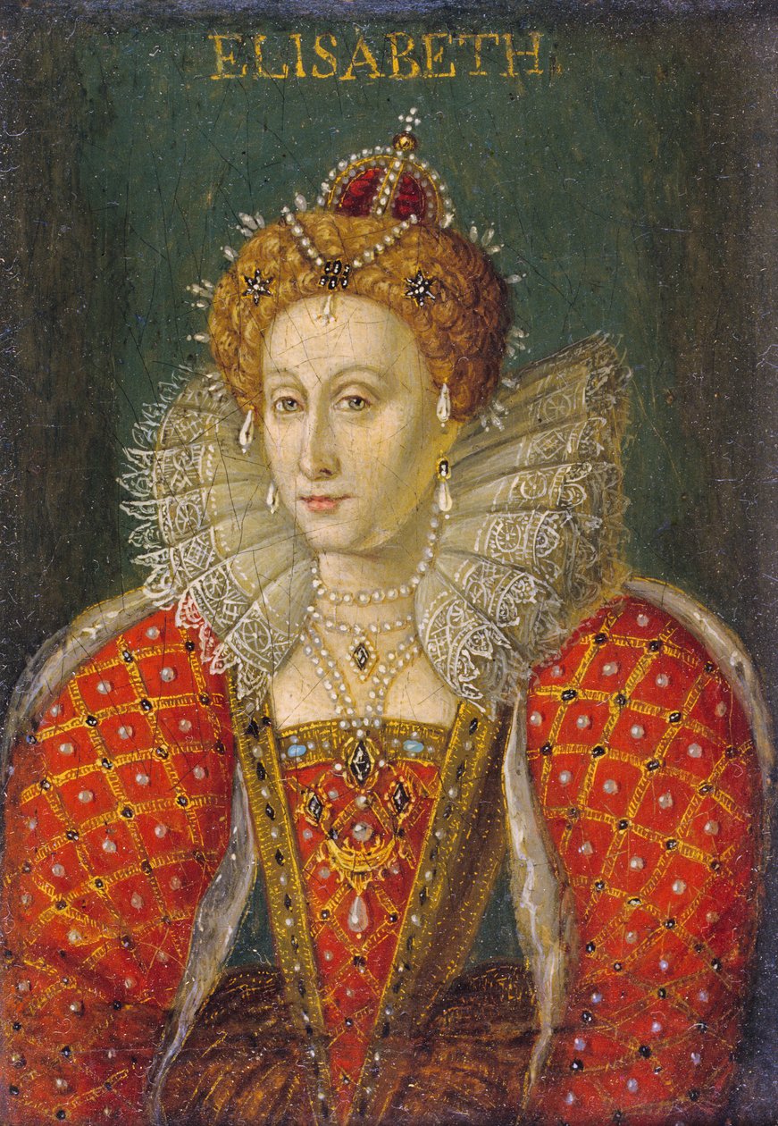 Portrait miniature de la reine Elizabeth I d'Angleterre