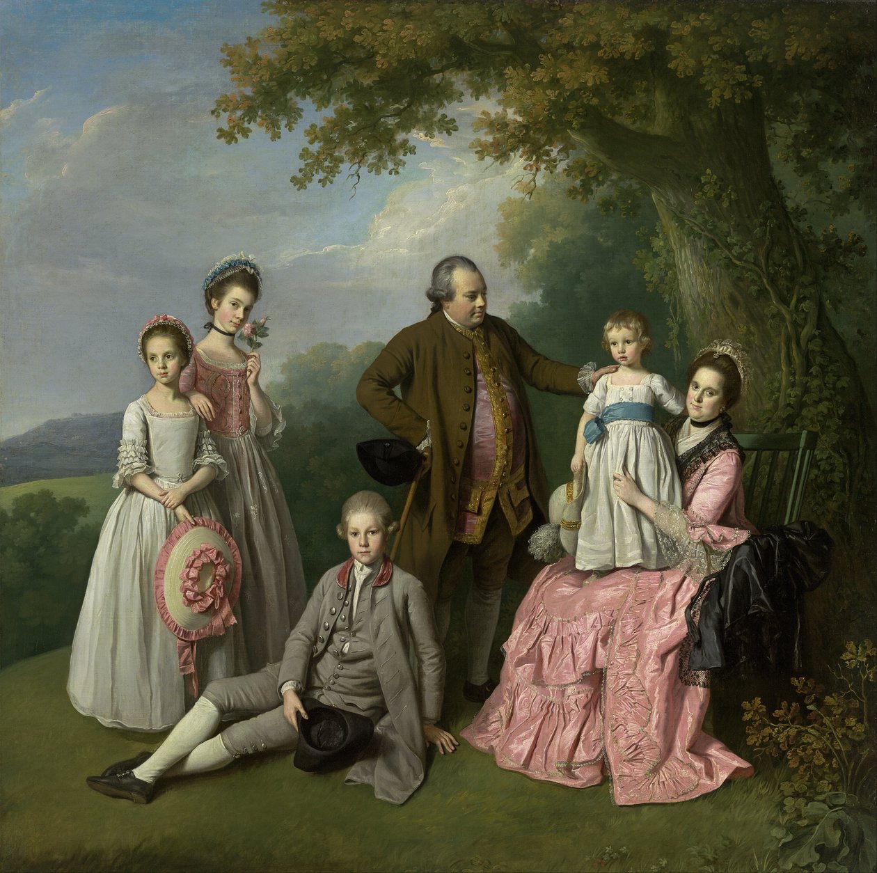 La famille Pybus - Nathaniel Dance Holland