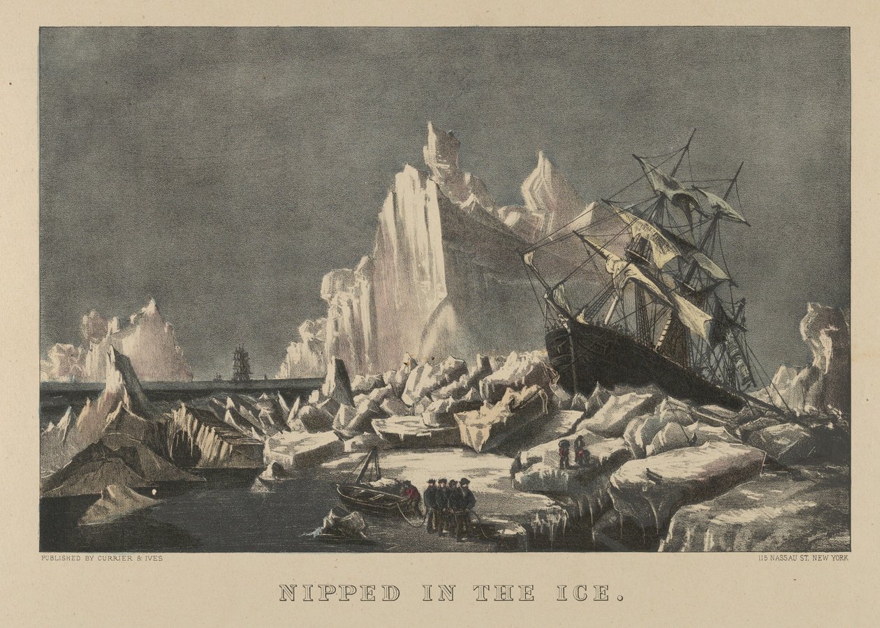 Pris dans la glace, 1876-94 - Currier and Ives