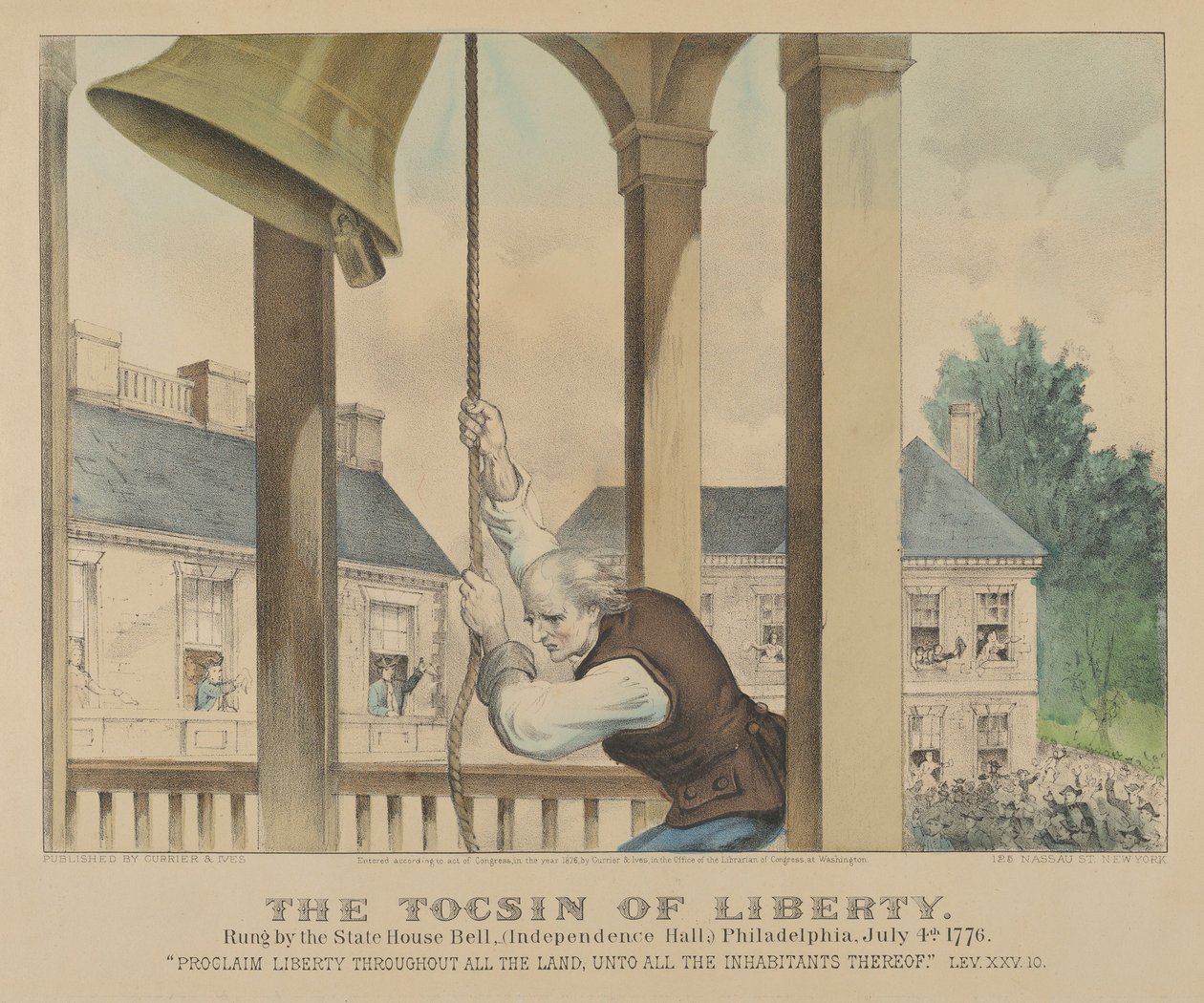 Le tocsin de la liberté - sonné par la cloche de l