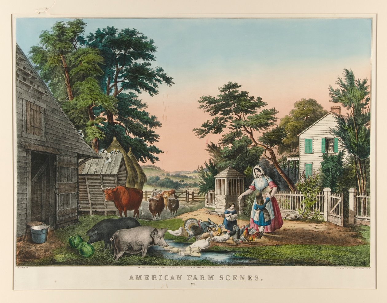 Scènes de ferme américaine. No.2 - Nathaniel Currier