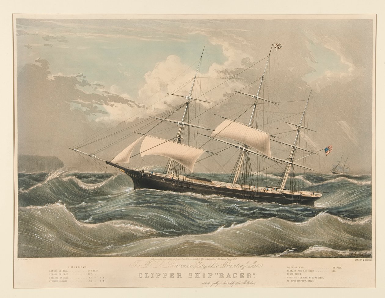 Clipper Ship - Nathaniel Currier