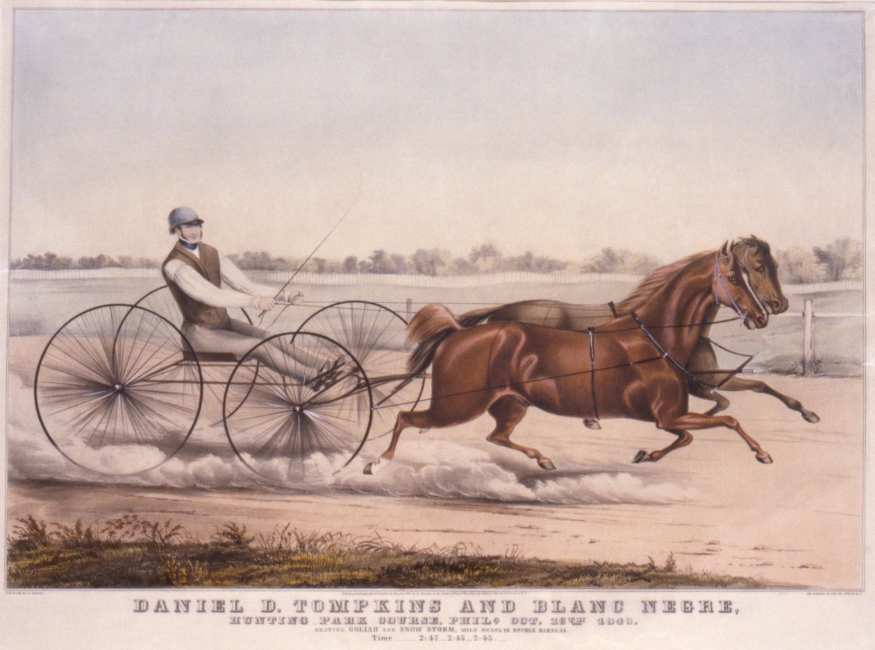 Daniel D. Tompkins et Blanc Negre - Nathaniel Currier