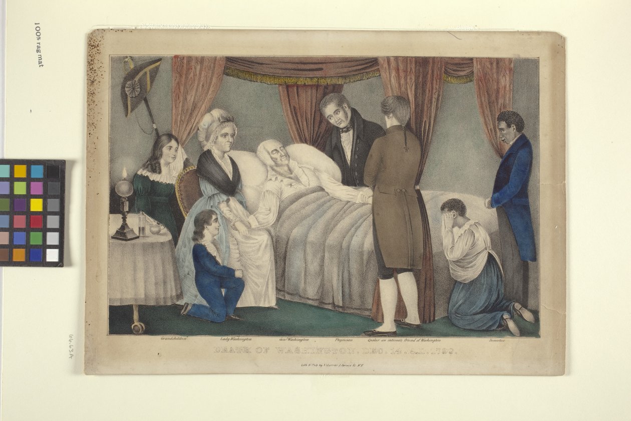 Mort de Washington - Nathaniel Currier