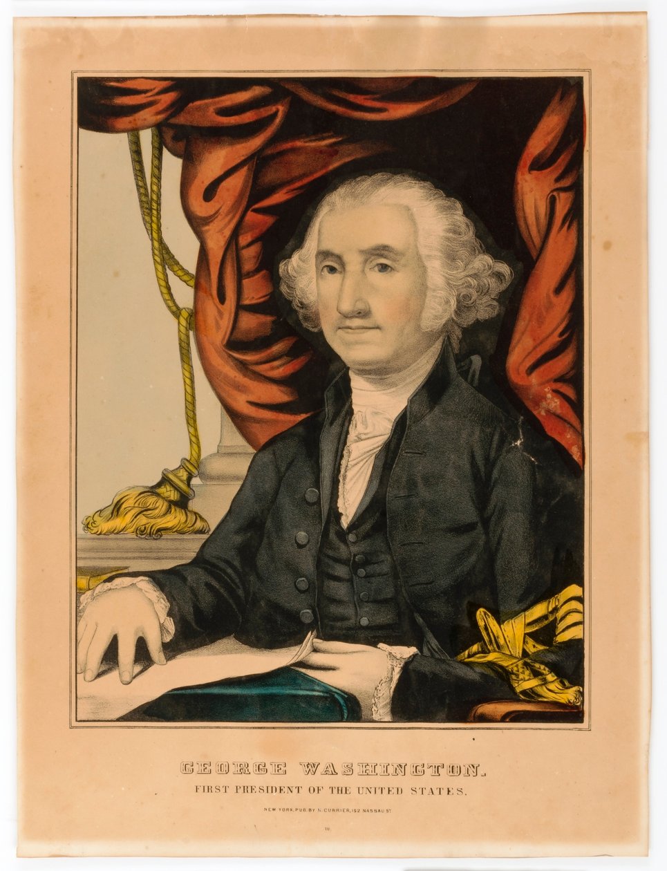 George Washington, premier président des États-Unis - Nathaniel Currier