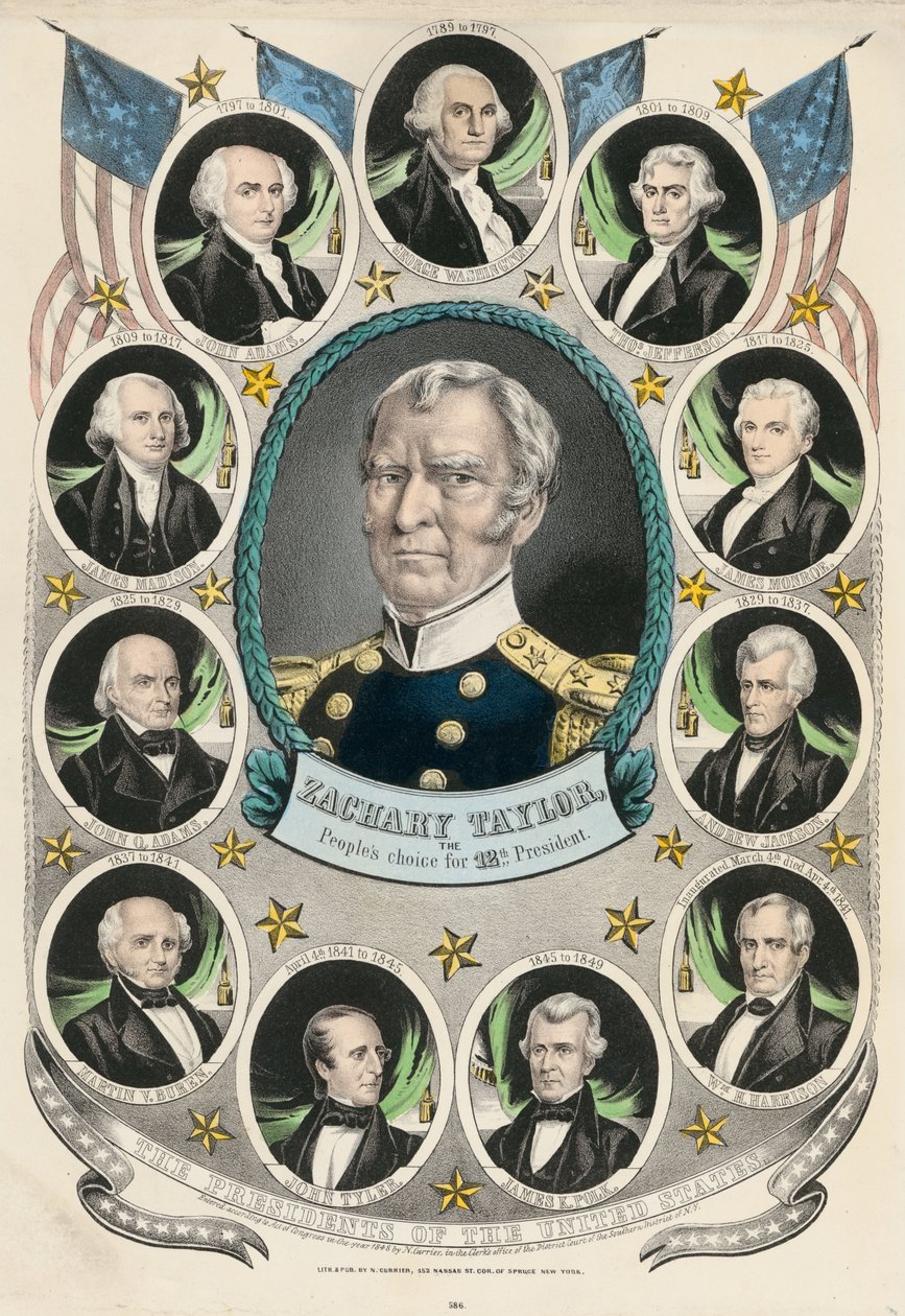 Le choix du peuple, douzième président - Nathaniel Currier