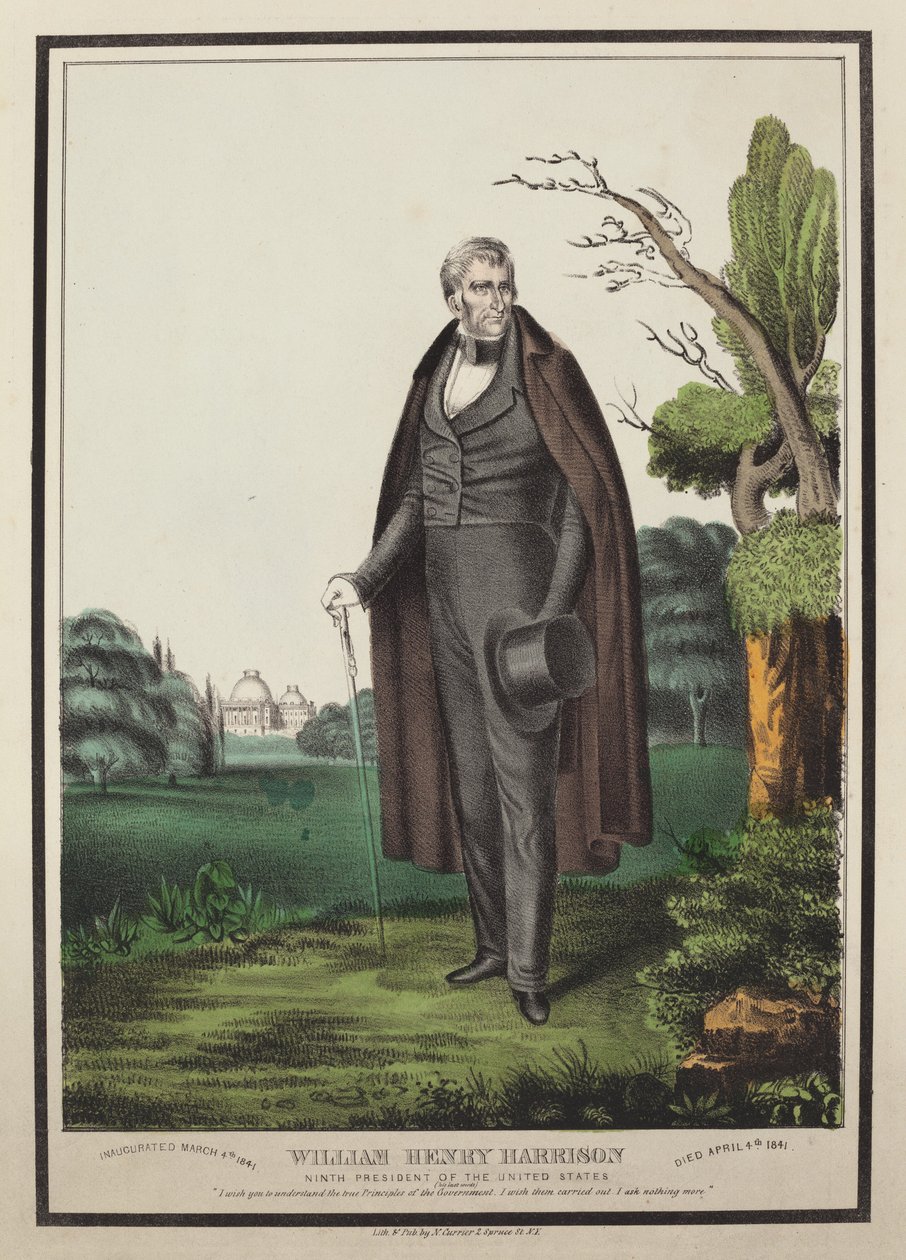 William Henry Harrison : Neuvième président des États-Unis - Nathaniel Currier