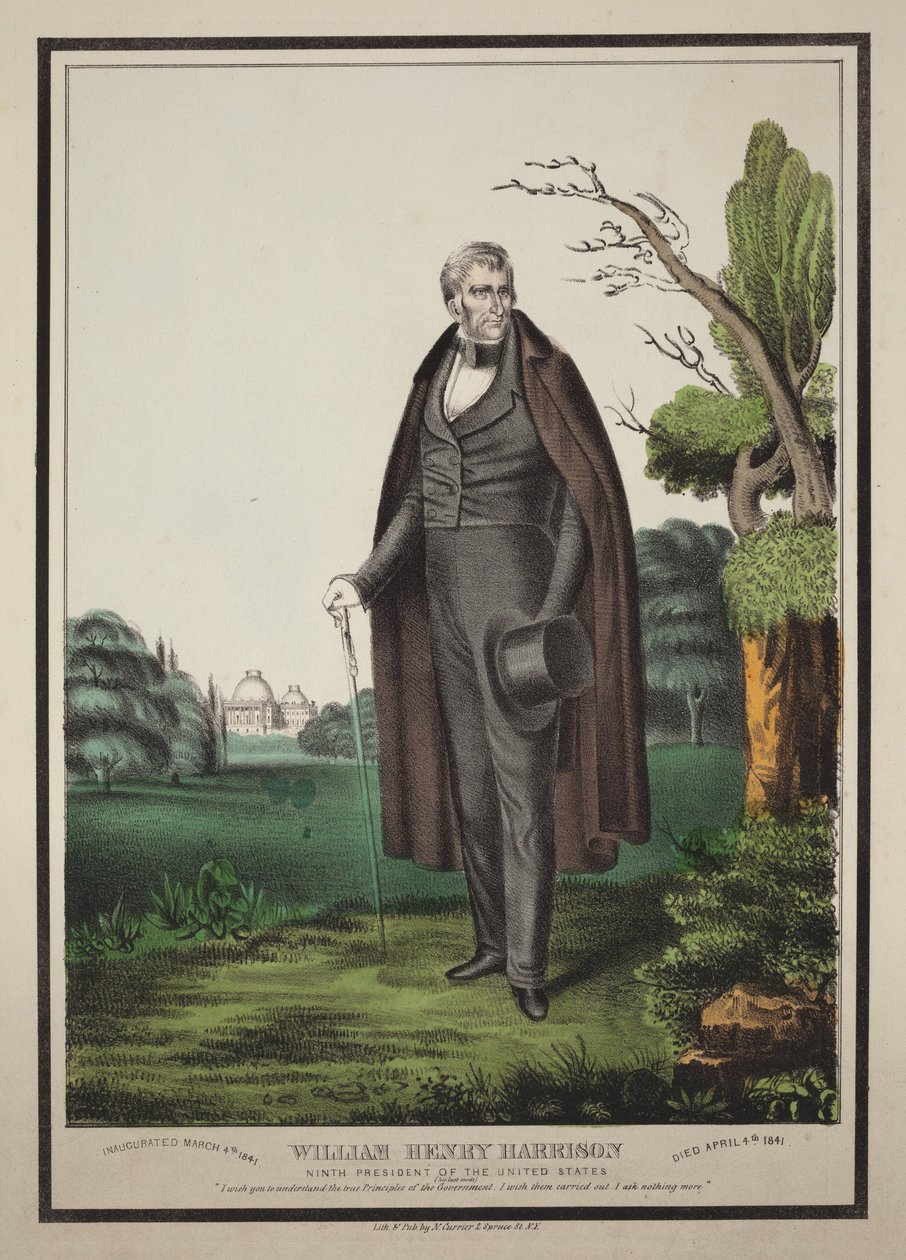 William Henry Harrison : neuvième président des États-Unis - Nathaniel Currier