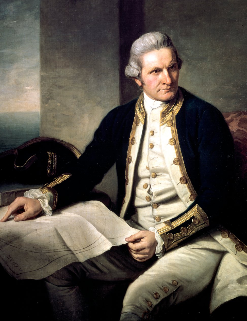 James Cook, explorateur, navigateur et hydrographe anglais, 1775-1776 - Nathaniel Dance-Holland