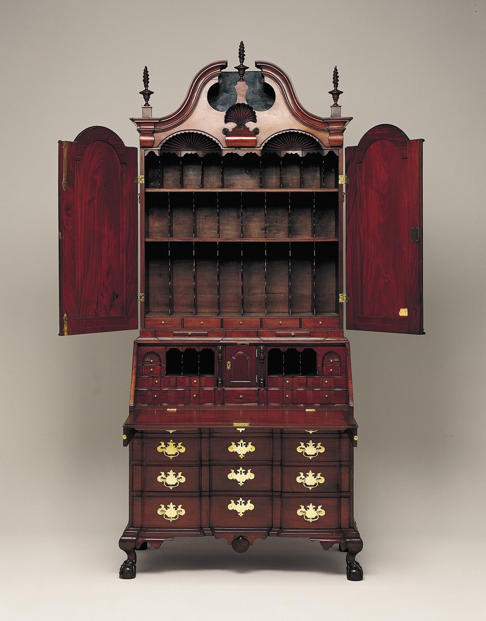 Bureau et bibliothèque, vers 1770-76 - Nathaniel Gould