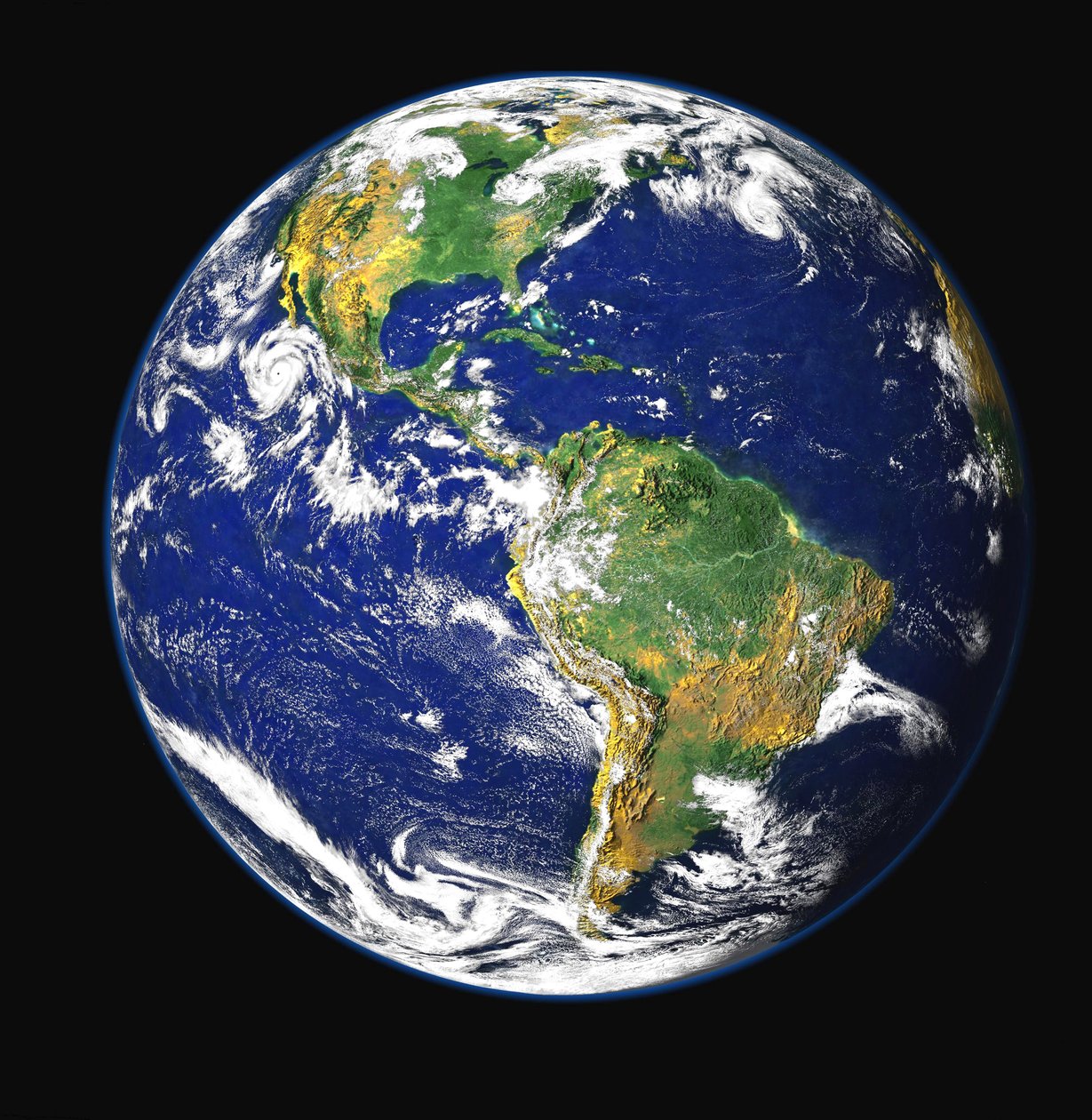 Vue satellite de l