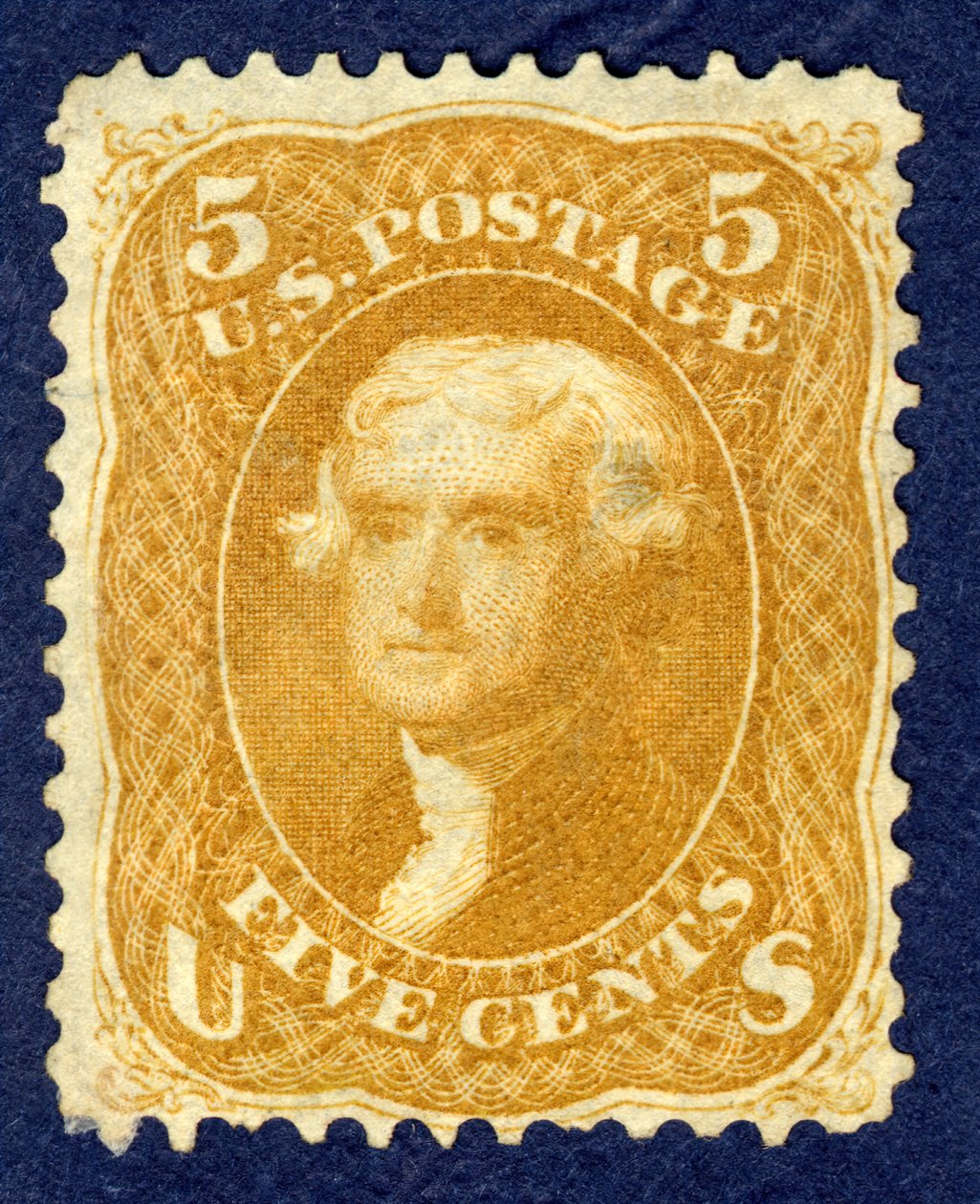 5c Jefferson unique, 1861 - National Bank Note Company