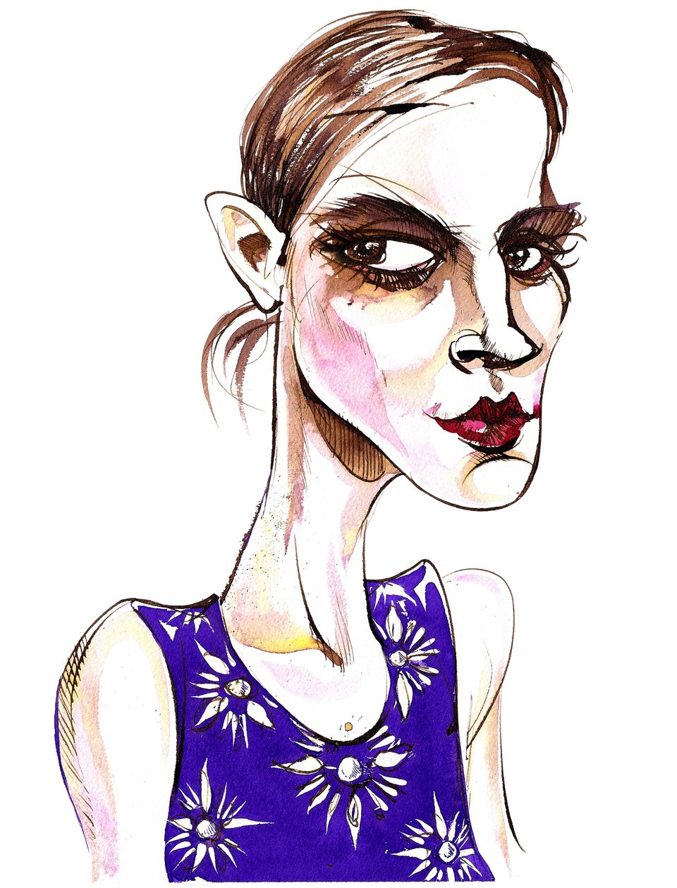 Emma Watson - caricature - Neale Osborne