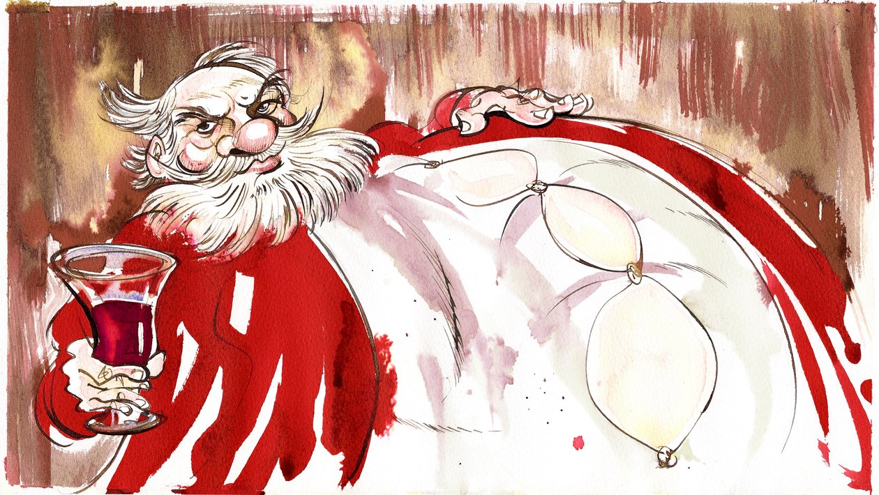 Falstaff - illustration de la pièce de Shakespeare Les Joyeuses Commères de Windsor (1601) - Neale Osborne