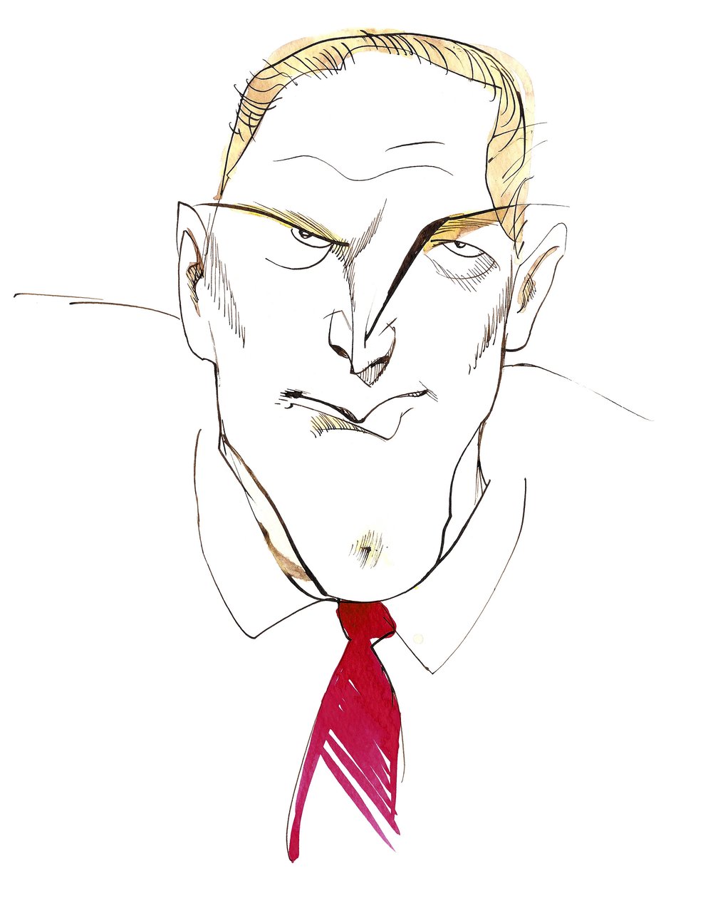 Kirk Douglas - caricature de l
