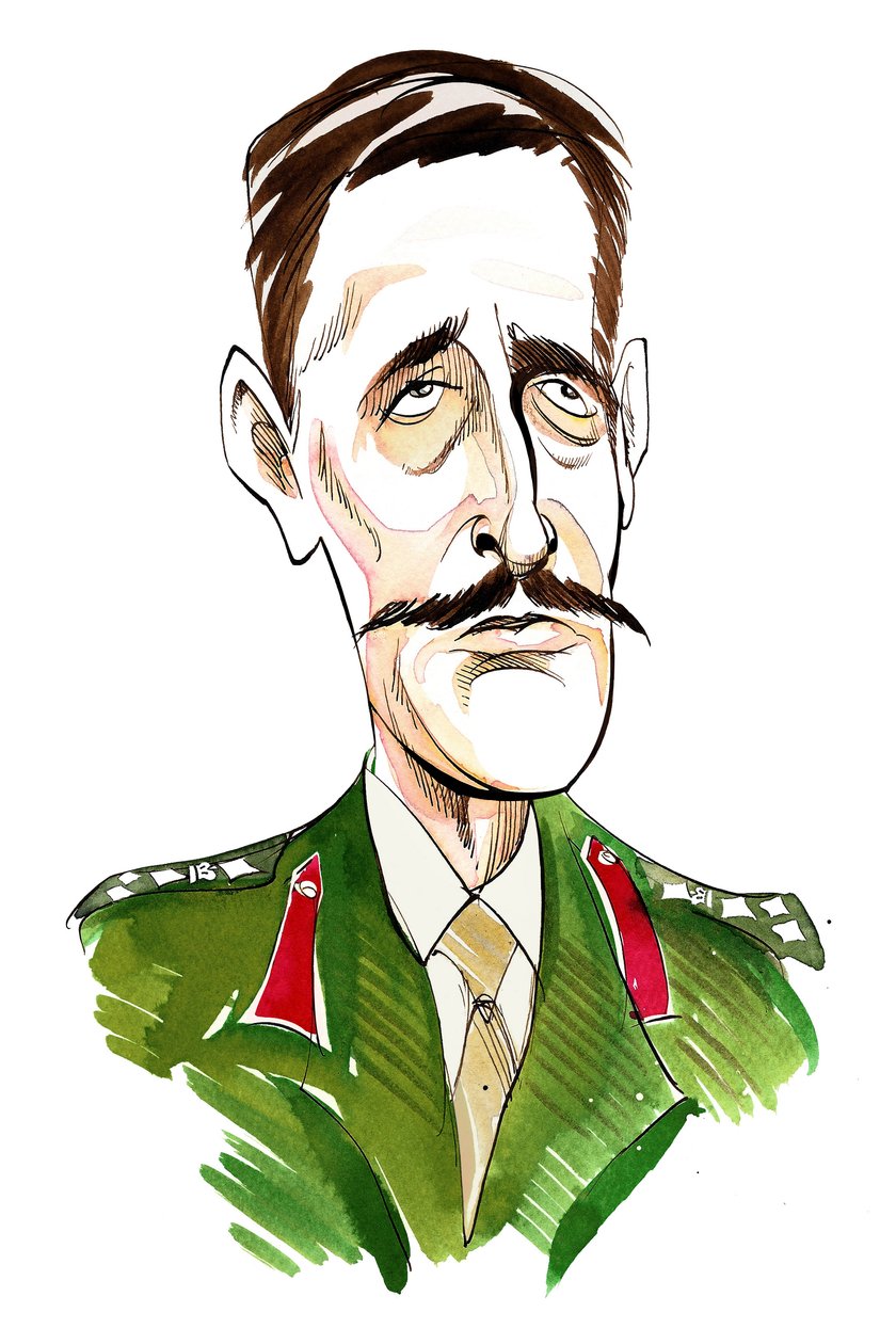 Nicholas Courtenay - caricature de l