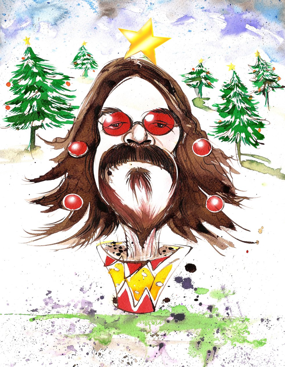 Roy Wood - caricature - Neale Osborne