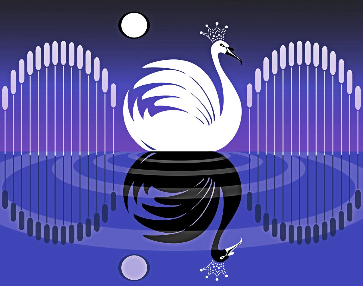 Le lac des cygnes II, 2019 - Neale Osborne