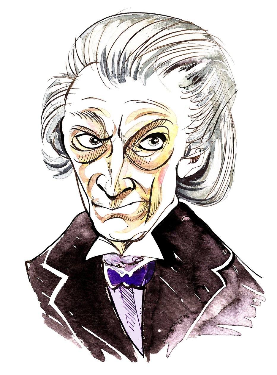 William Hartnell en tant que Doctor Who dans la série télévisée BBC du même nom - Neale Osborne