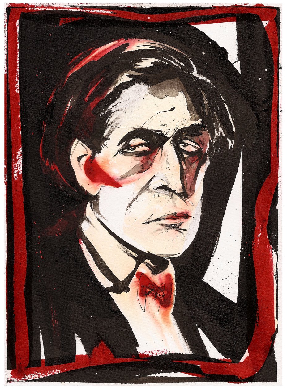 Alban Berg, 2025 (encre sur papier aquarelle) - Neale Osborne