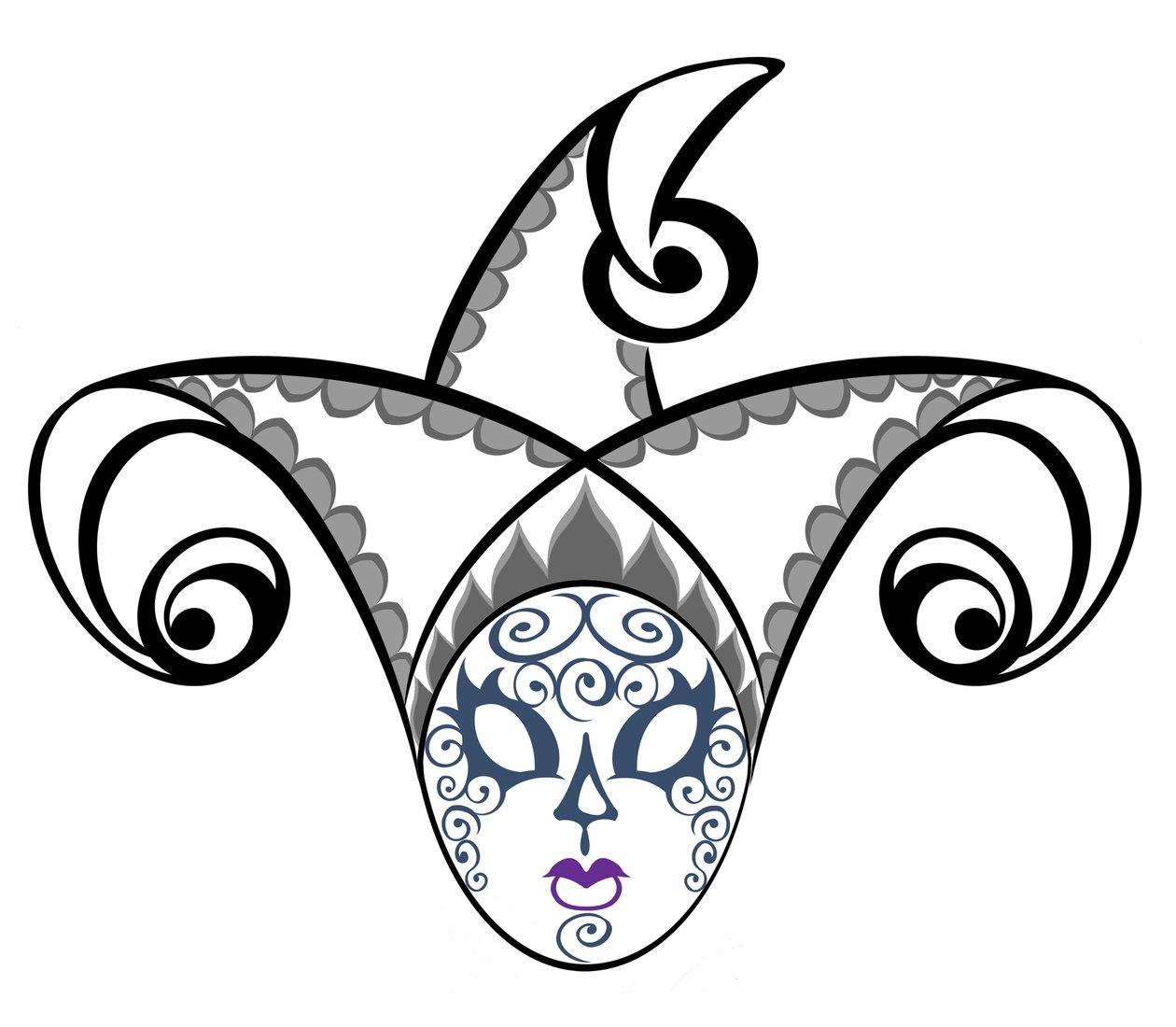 Masque de bouffon - Neale Osborne