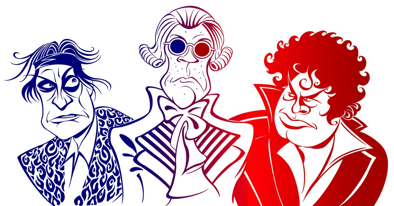 Trio de leaders révolutionnaires français, 2019 - Neale Osborne
