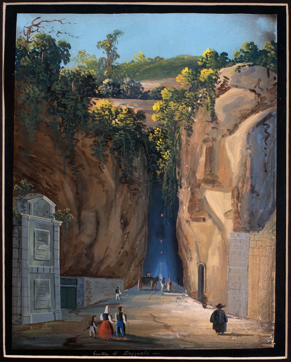 Grotte à Pouzzoles - Neapolitan School