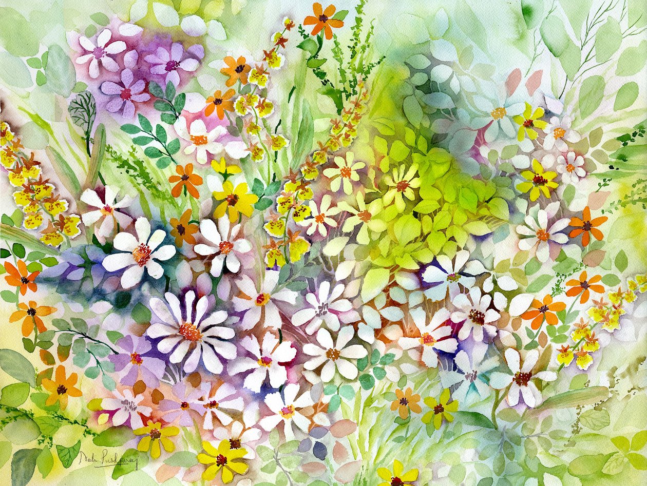 Marguerites sans fin - Neela Pushparaj