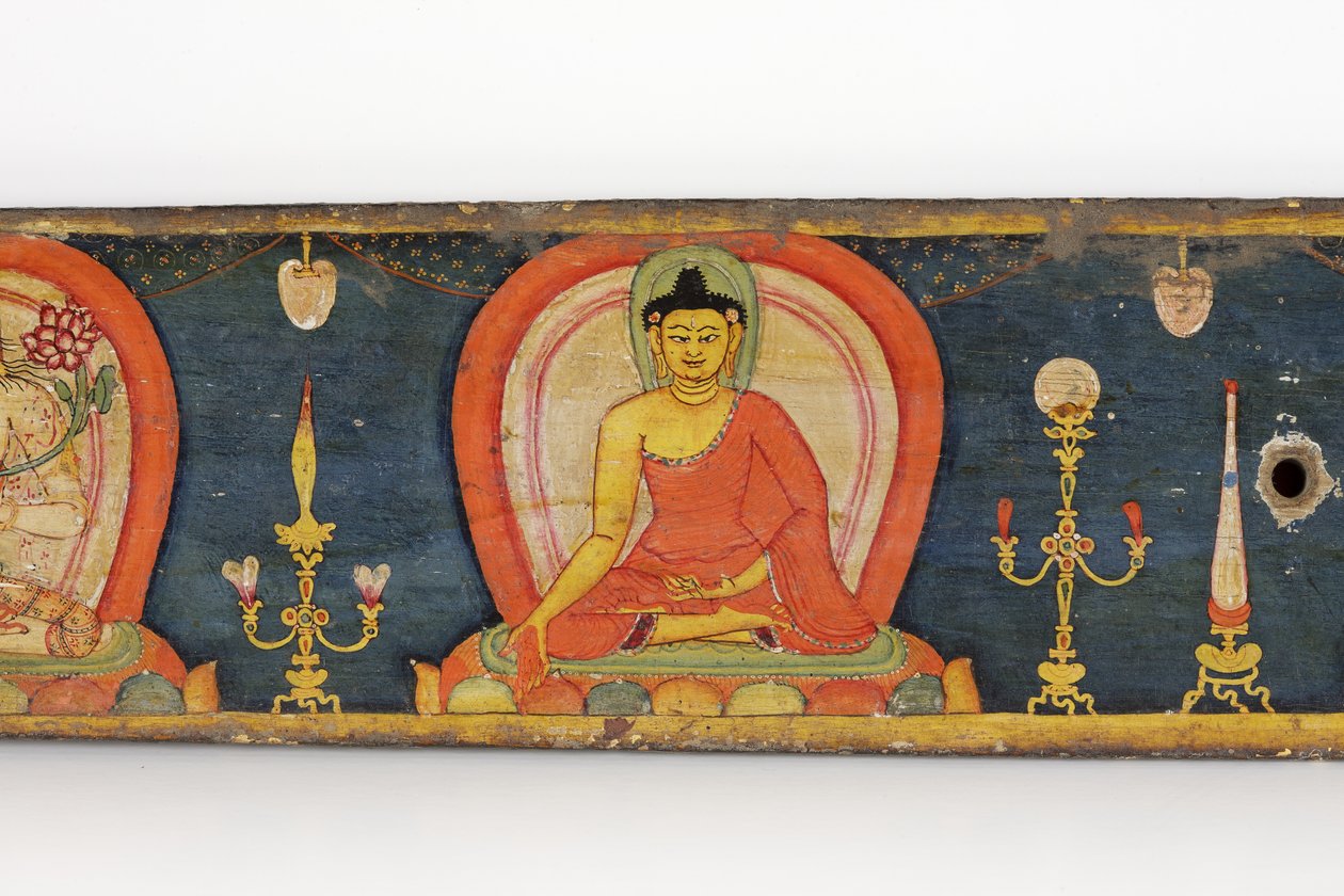 Manuscrit des Cinq Protections, couverture avant, 1138 - Nepalese School