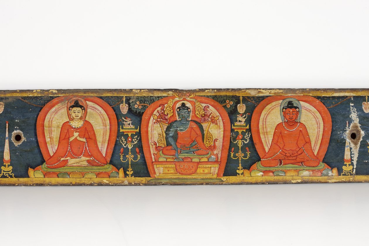 Manuscrit des Cinq Protections, couverture avant, 1138 - Nepalese School
