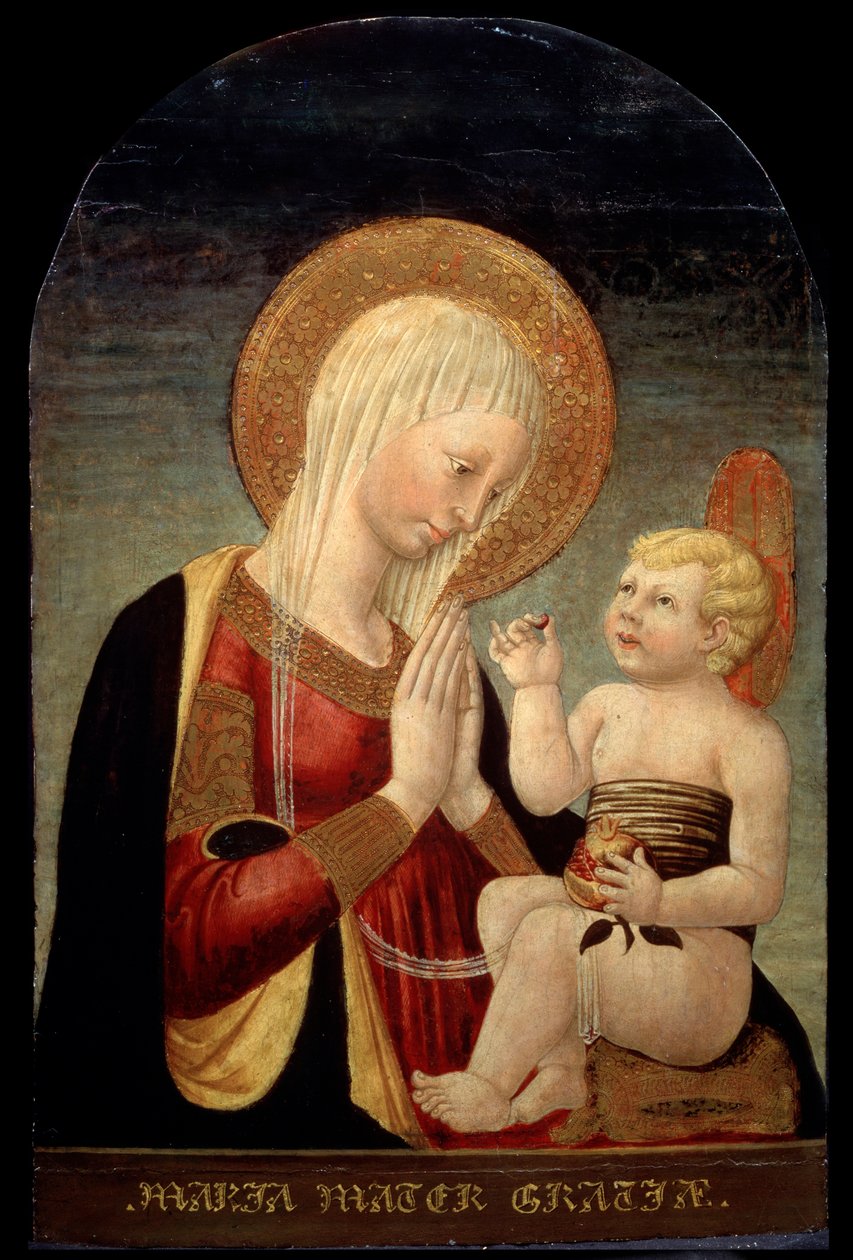 Madone et Enfant avec Grenade - Neri di Bicci