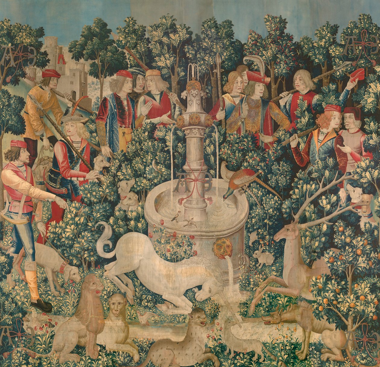 La Licorne est trouvée, vers 1500 - Netherlandish School