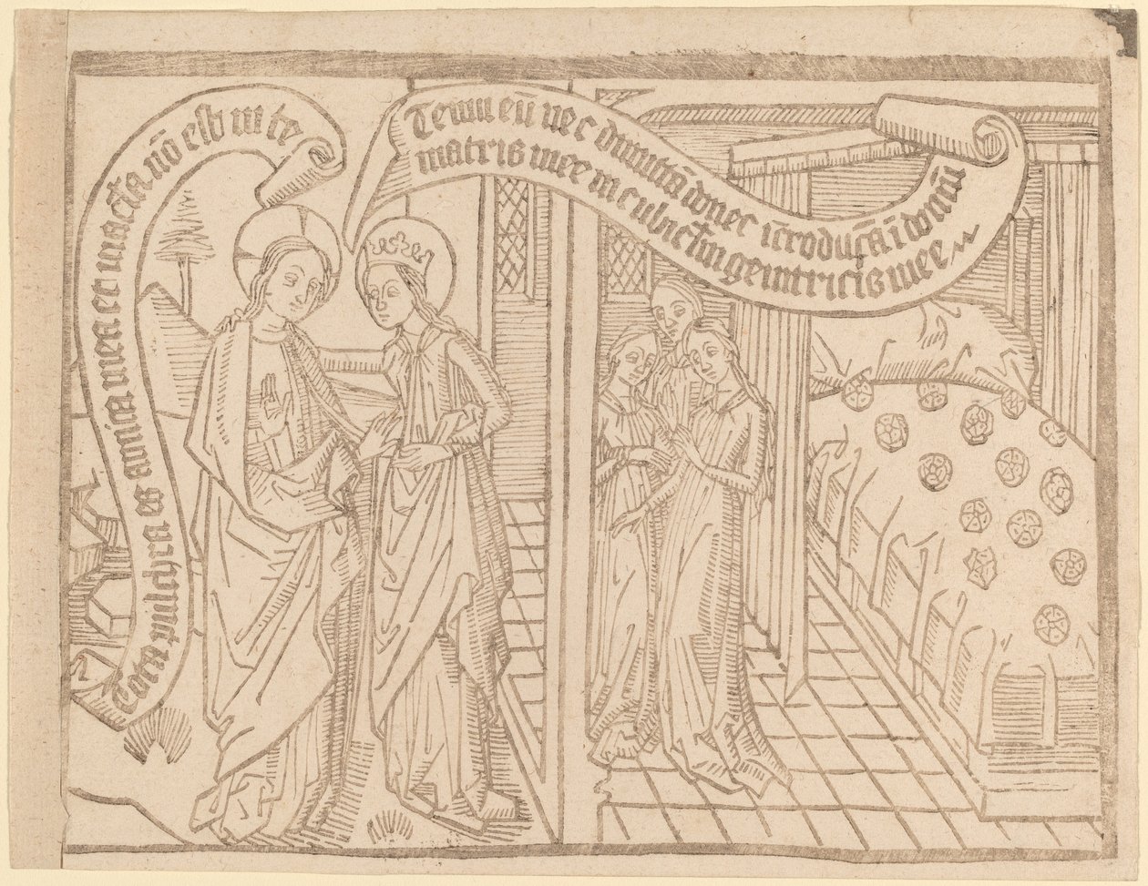 Page de "Canticum Canticorum": 2ème édition - Netherlandish 15th Century