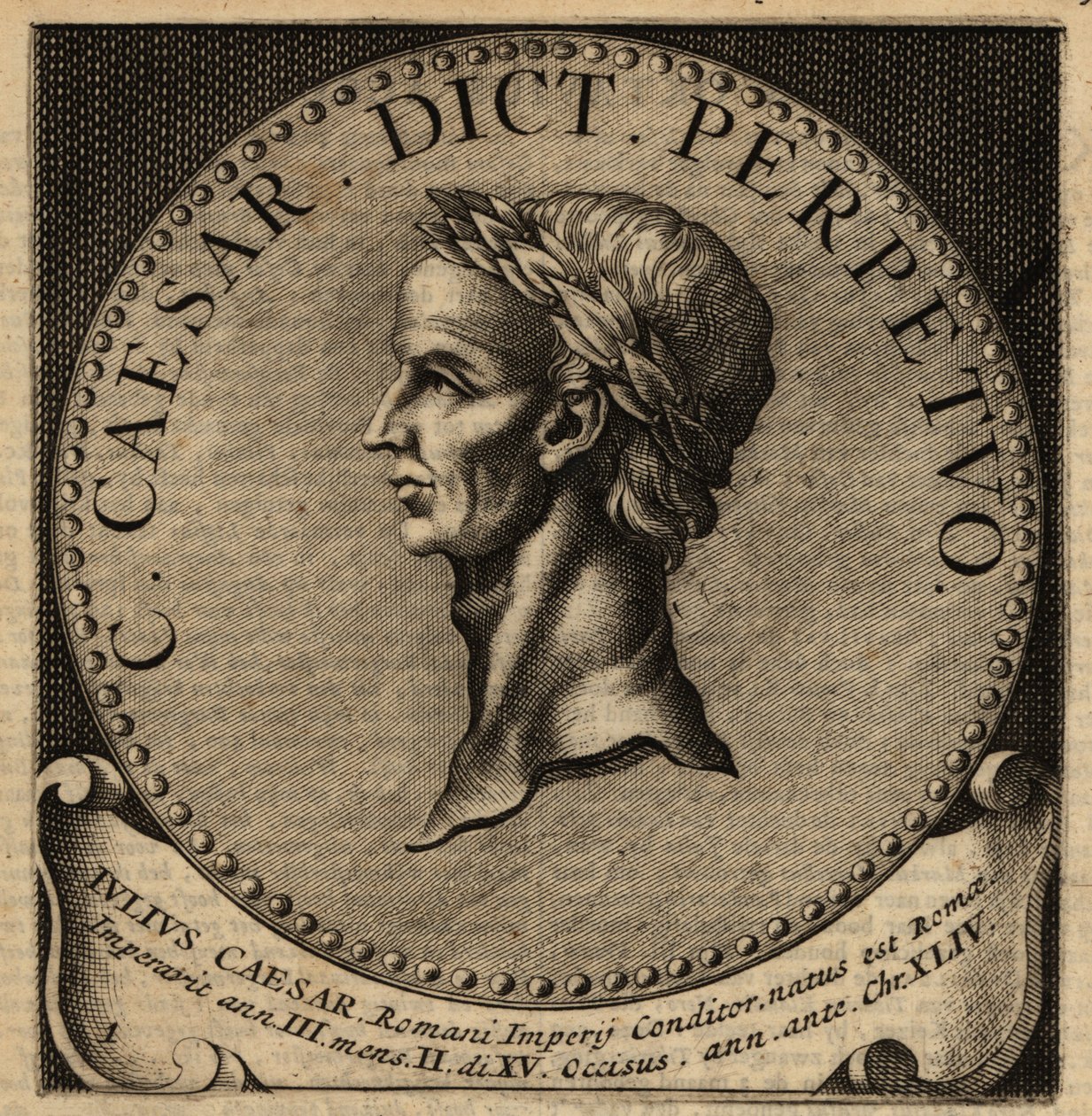 Jules César, Caius Julius Caesar, dictateur romain - Netherlandish School