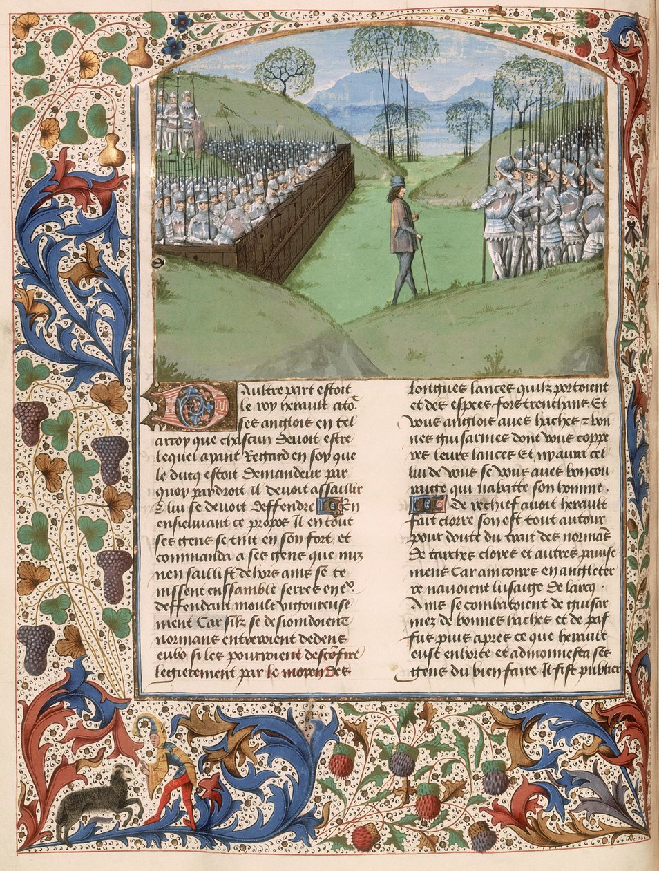 La palissade saxonne à la Bataille de Hastings (1066) de 