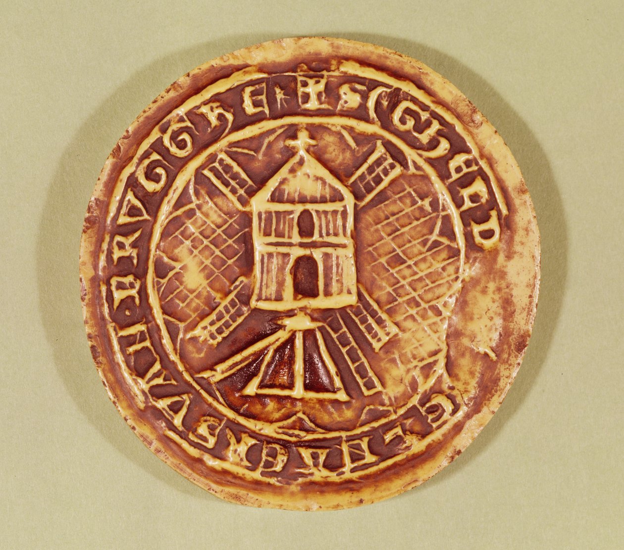 Sceau de la Guilde des Meuniers de Bruges, 1407 - Netherlandish School