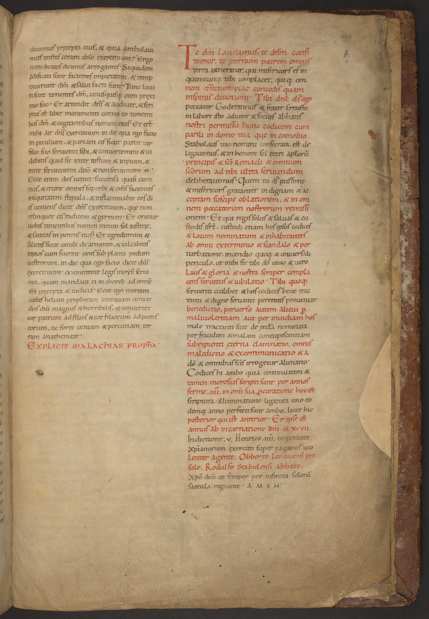 La Bible de Stavelot, Add MS 28106, f.228r - Netherlandish School
