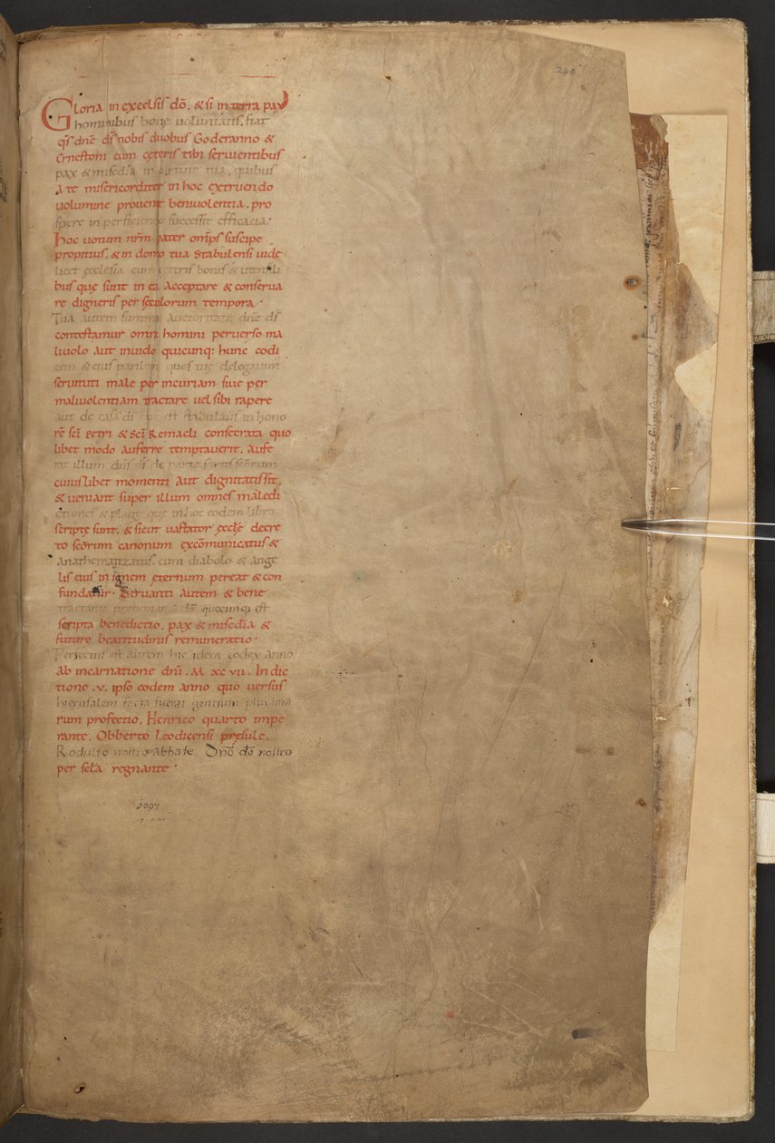 La Bible de Stavelot, Add MS 28107, f.240r - Netherlandish School