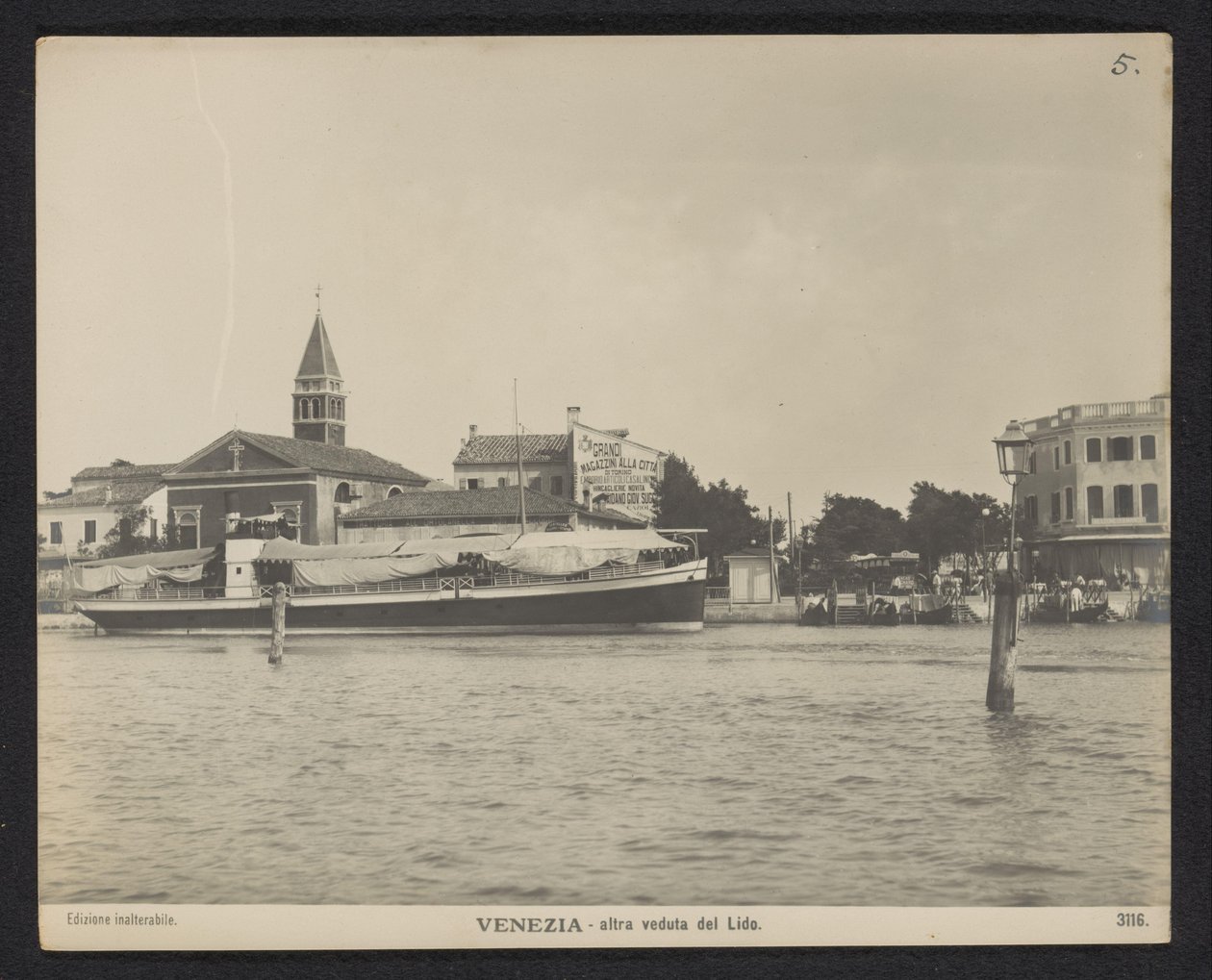 Venezia - altra veduta del Lido - Neue Photographische Gesellschaft