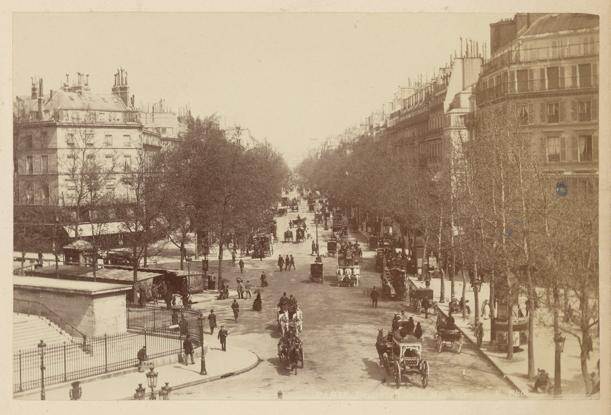 Paris, Boulevard de la Madeleine - Neurdein freres