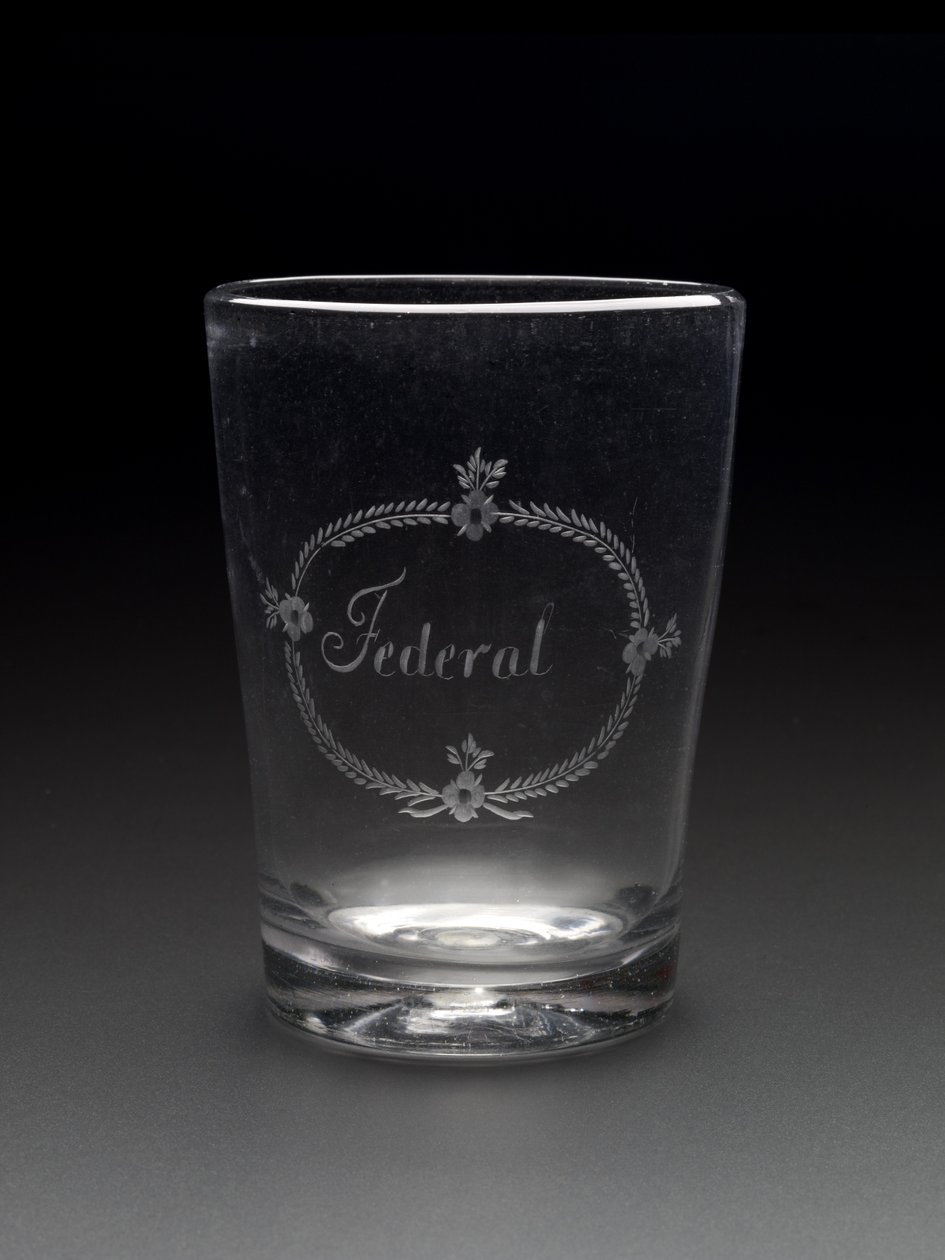 Verre, c. 1788-1795 (verre sans plomb) - New Bremen Glass Manufactory