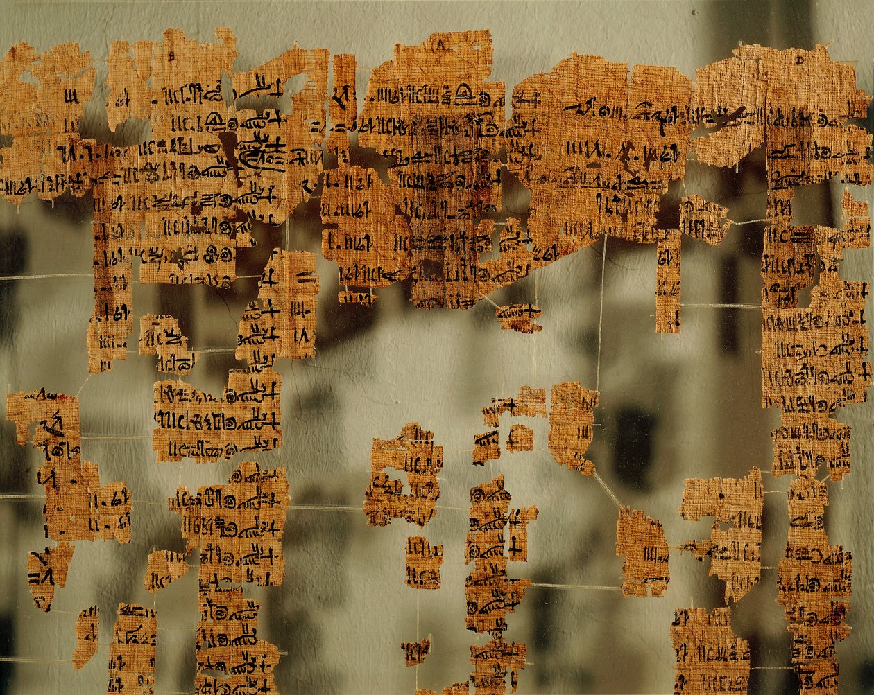 Fragments du Papyrus du Roi, ou le Canon Royal - New Kingdom Egyptian