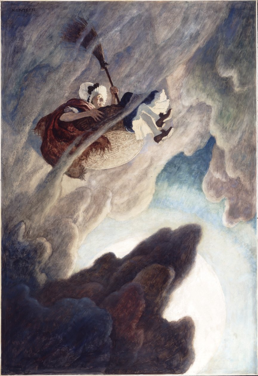 La vieille femme jetée dans un seau, 1940 - Newell Convers Wyeth