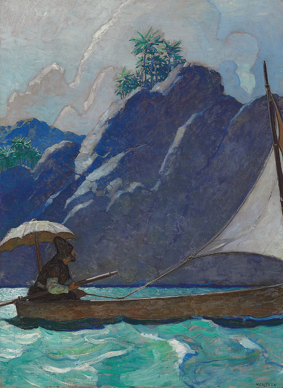 Et ainsi de temps en temps, je faisais un petit voyage en mer - Newell Convers Wyeth