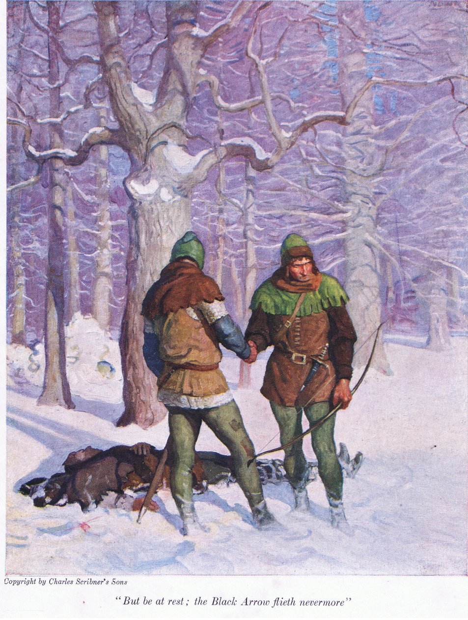 Mais repose-toi, la Flèche Noire ne vole plus, 1916 - Newell Convers Wyeth