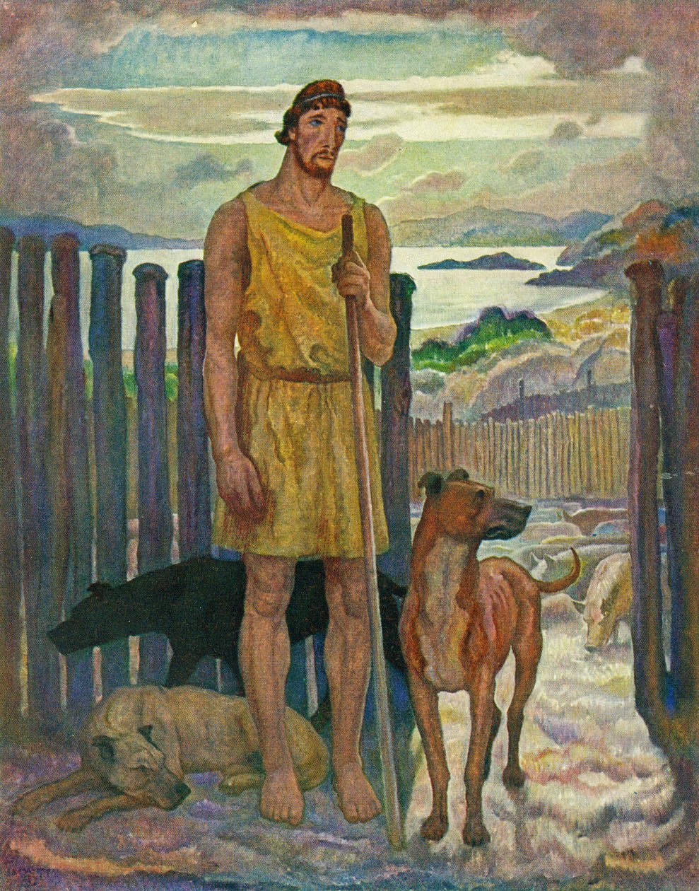 Eumée, le porcher - Newell Convers Wyeth