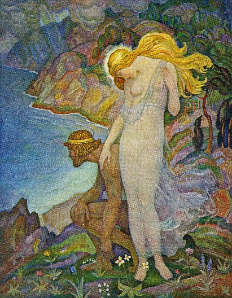 Ulysse et Calypso - Newell Convers Wyeth
